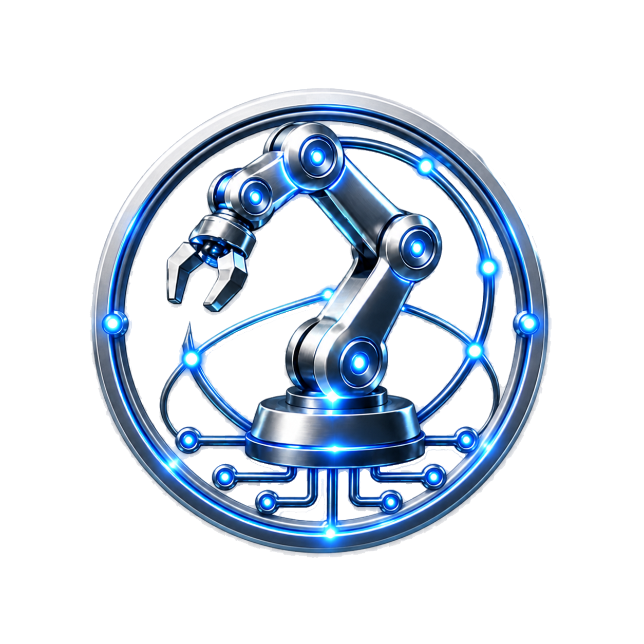 Industrial applications and robotics icon